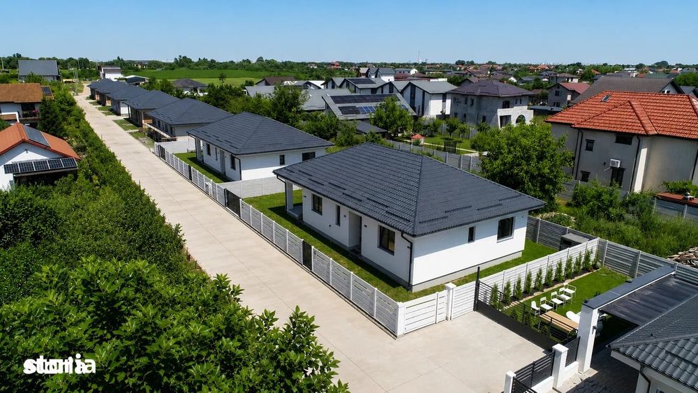Casă individuală | Domnești | Teren 400 mp | Încălzire în pardoseală