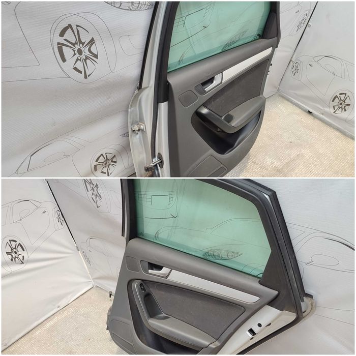 Ușă Spate Dreaptă Audi A4 S4 B8 8K Sedan Gri Cod Culoare P5 / X7W 2009 / [2008-2015] / 8K5833052D (2D)