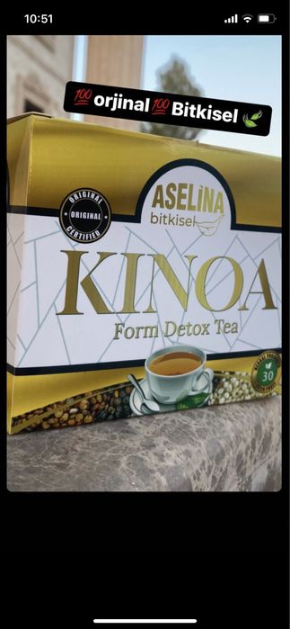 Detox ozdiruvchi tabiiy Kinoa choyi