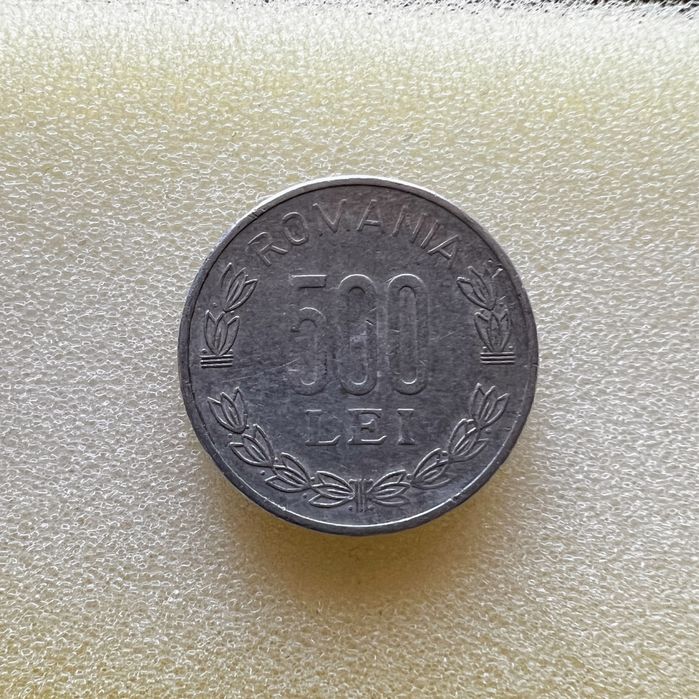 Vând 4 monede de colecție 100 lei / 1992/1993/1994 + 500 lei/1999