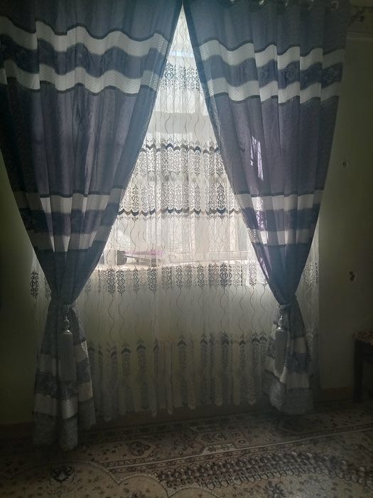 Пардалар бор 2та ойнага 1.5х1.5 и 1 та ешикка