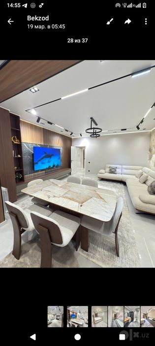 Стол и 6 шт стулья Китай (камень)