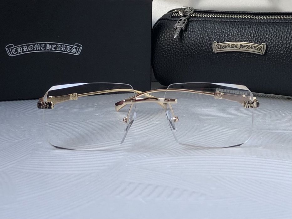 Очила за компютър Диоптрични рамки прозрачни слънчеви chrome hearts