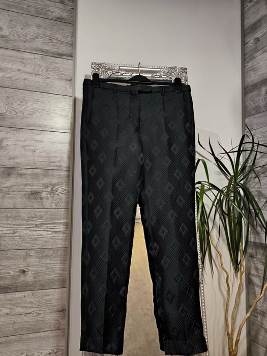 Max Mara панталон с жакардов десен