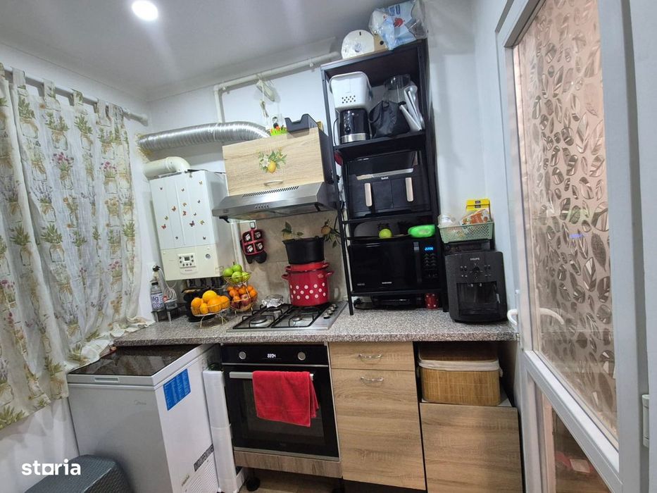 Garsonieră decomandată 30mp, în Chiajna,complet mobilată /utilată
