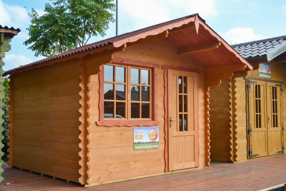 Casă de grădină magazie din lemn 3x3m