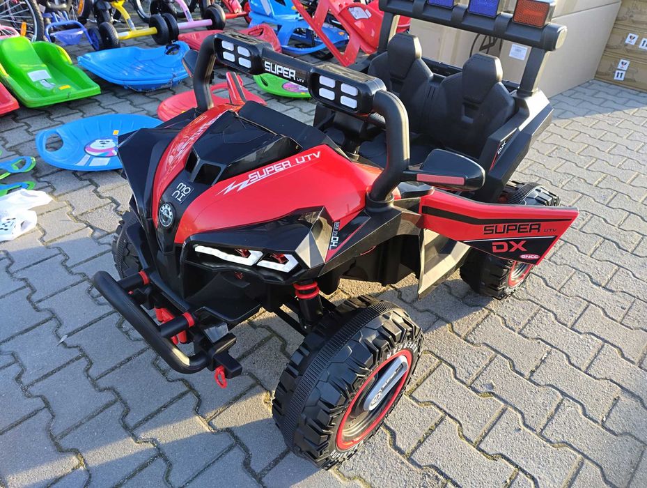 SAFARI двуместен акумулаторен джип BEAST 4x4 червен