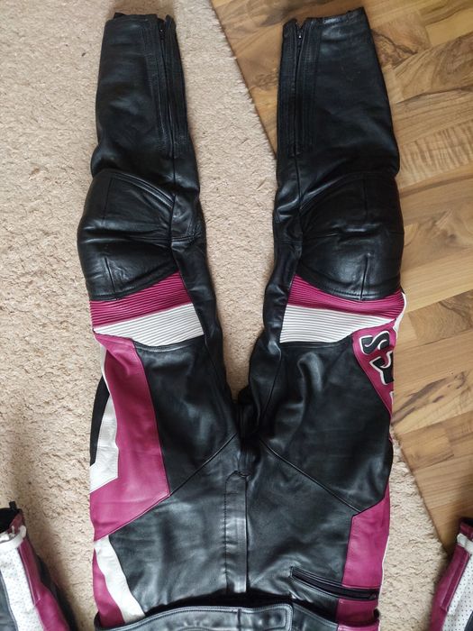 Costum moto IXS din 2 piese,geaca si pantaloni,marime 52