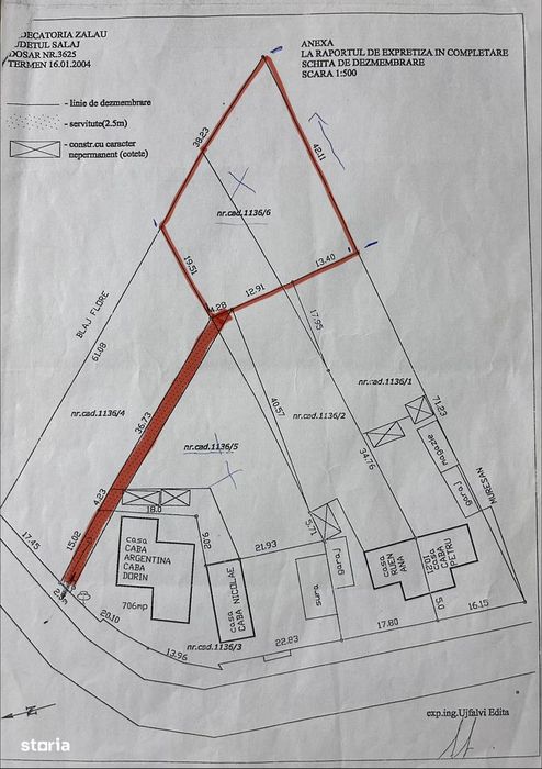 Teren intravilan, 2 Parcele à 937 mp (1.874 mp) Zalau, Str. Porolissum