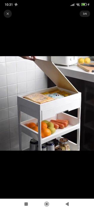 Полка этажерка пластиковая