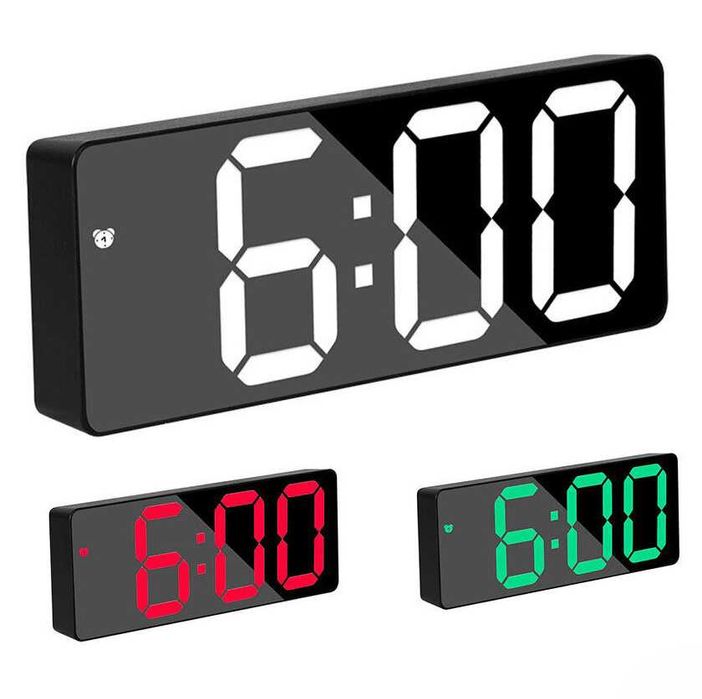 НОВ СВЕТЕЩ LED ЧАСОВНИК на ТОК.Будилник.Електрически Светещи Часовници