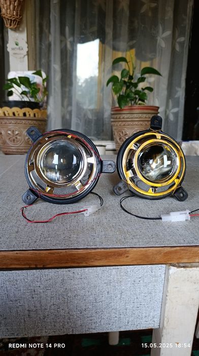 Продам на Матиз туманки луповые.