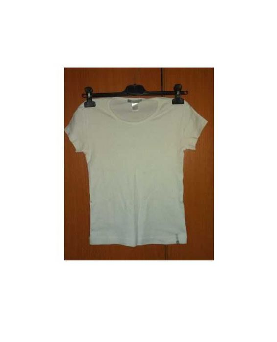 Tricou bumbac alb Domyos ,copii - adulti , mas. XS-S