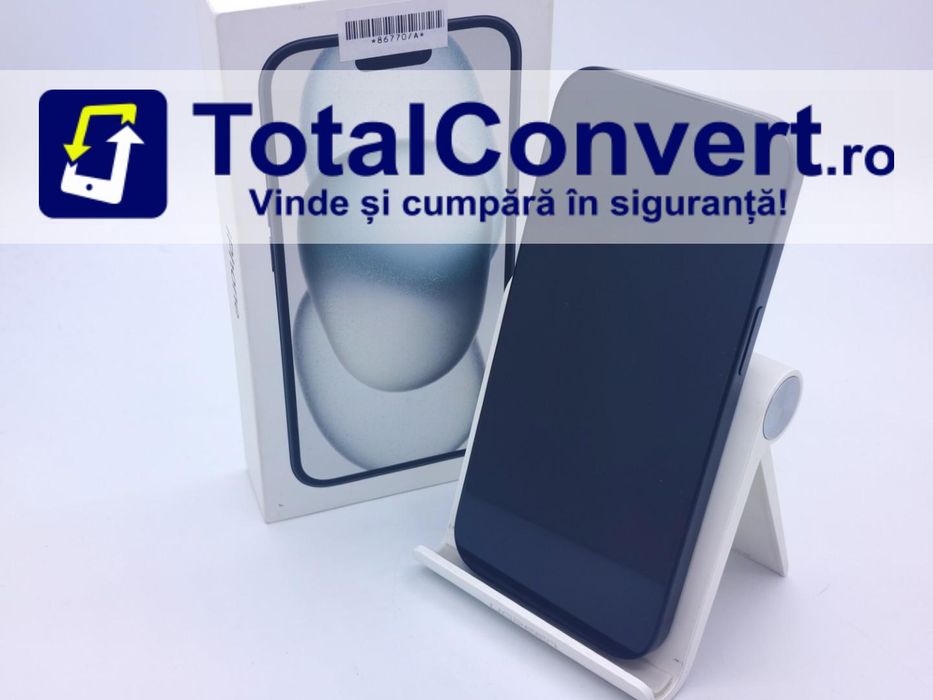 Apple iPhone 15 128GB Black 6GB Single SIM, Garantie 24 luni | #D86770