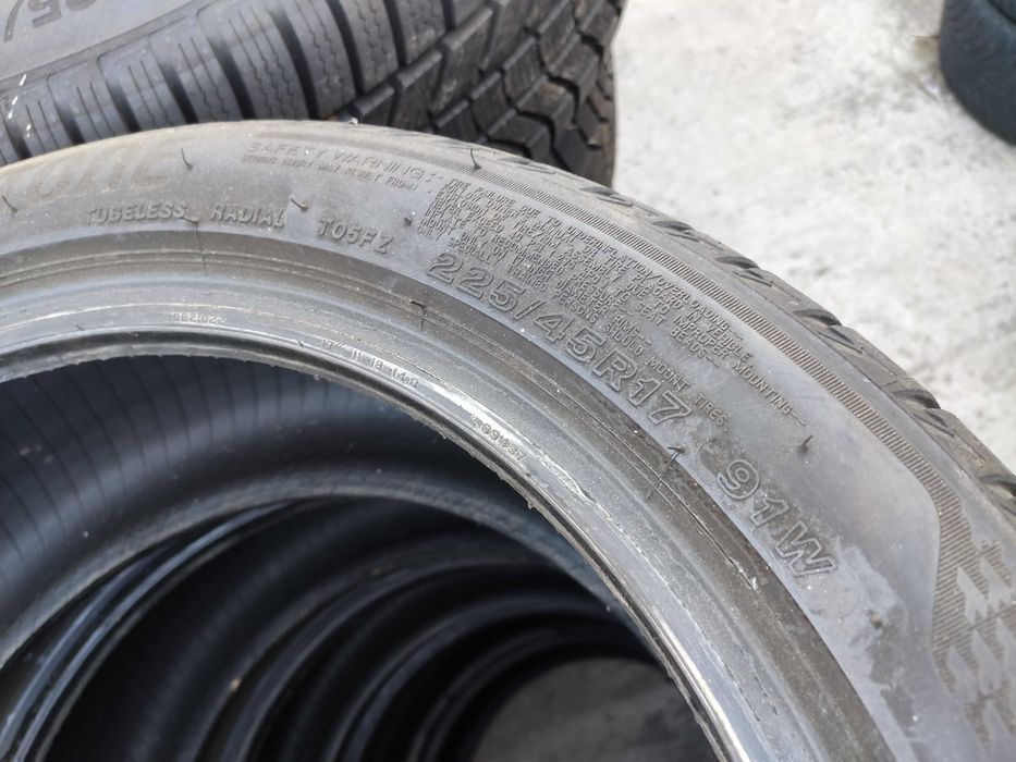 4бр Летни гуми 225 45 17 - Bridgestone