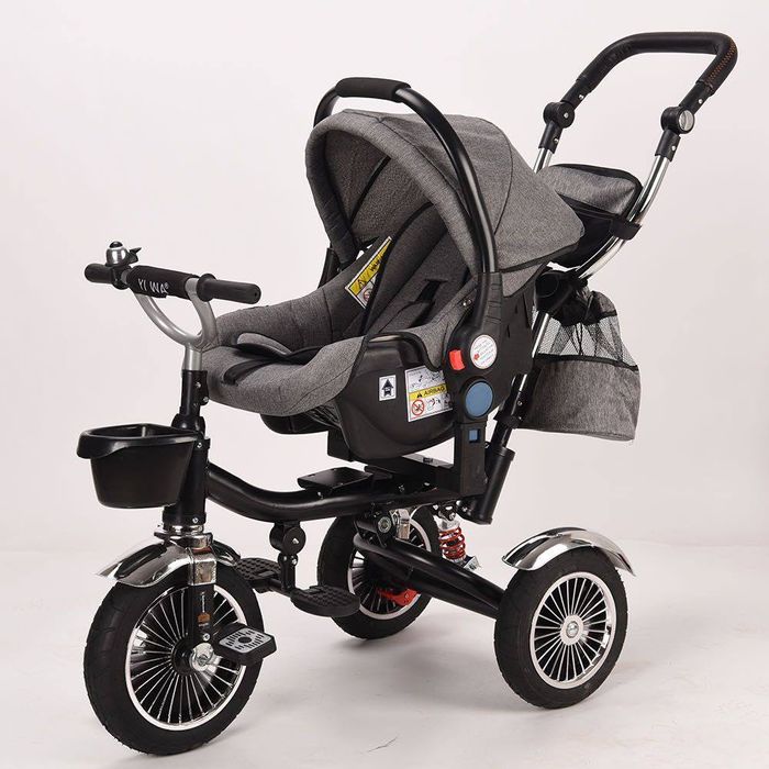 Детский трёхколёсный велосипед 5586A, трансформер | 9 месяц + до 5 лет