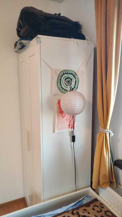 Dulap alb Brimnes IKEA in 2 usi