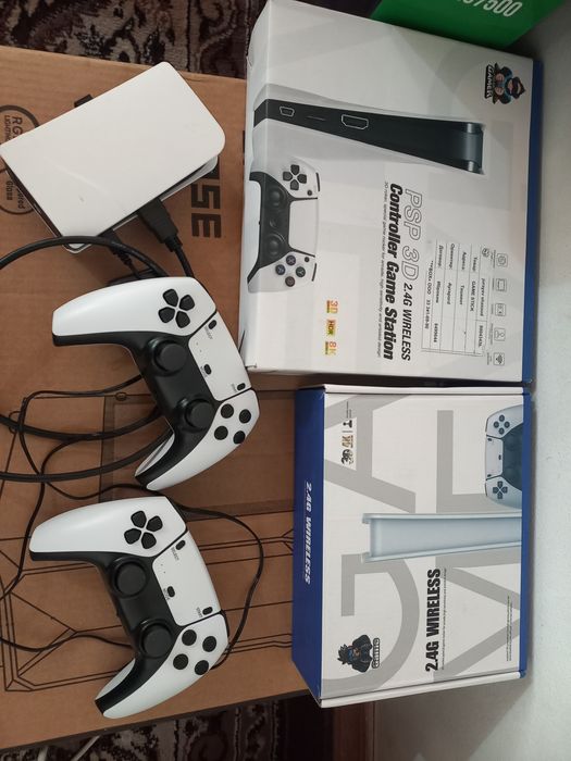 PS mini yosh bolajonlarga zo'r sovg'a 2 ta yangi djoystik 2 ta apparat