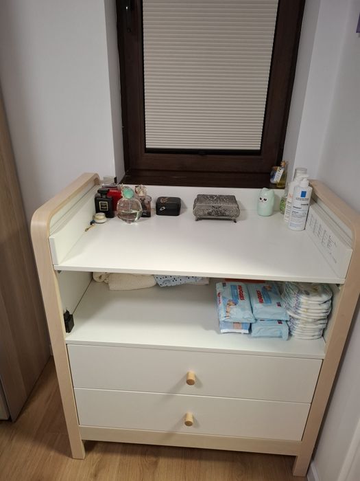 Masa infasat /Comoda Mesteacan Ikea