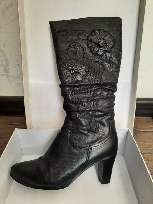 Зимние сапоги натуралка