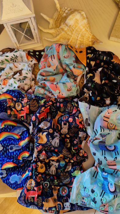 Lot 6 scutece textile Sigzagor