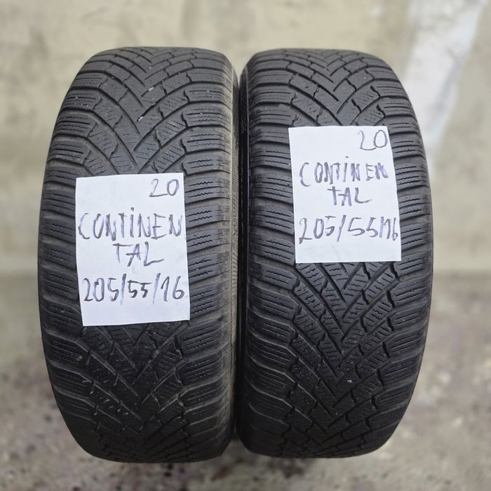 2×205/55/16 M+S .CONTINENTAL 2020.Stare excelenta.