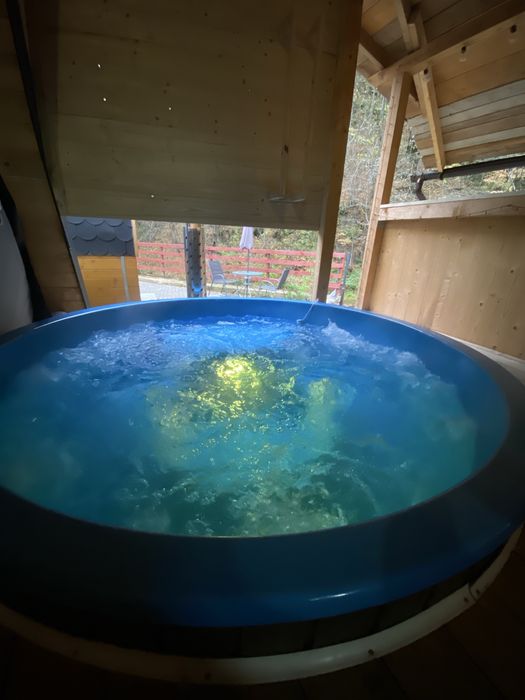 Cabana A Frame cu Sauna Piscina Si Jacuzzi in jud Cluj