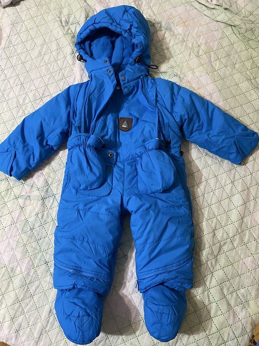 Детский зимний комбинезон-транформер