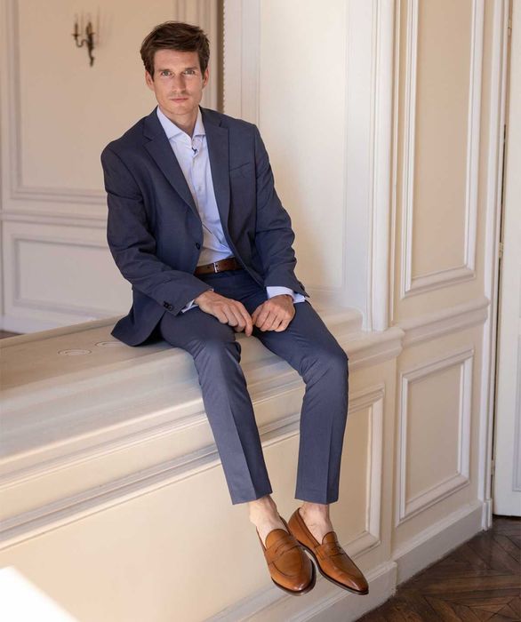 Pantofi loafer 43 42 penny premium Migato NOI piele naturala moale