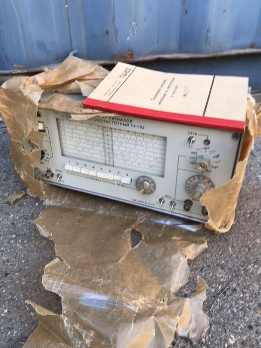 НОВЫЙ генератор высокочастотных сигналов Г4-102 частотомер - Прочая ...