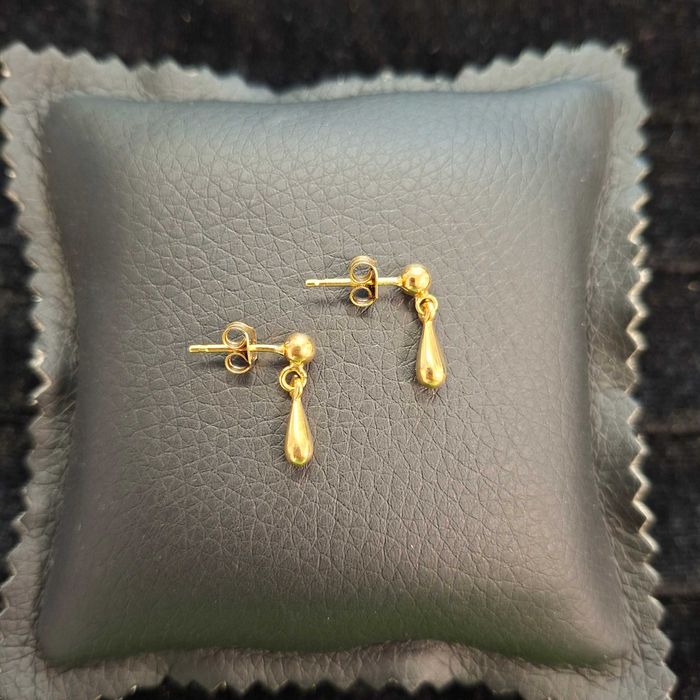 ( B31569.1 / Ag28 Doi Baieti ) Cercei Aur 18K - 1.54 grame / 1001 lei