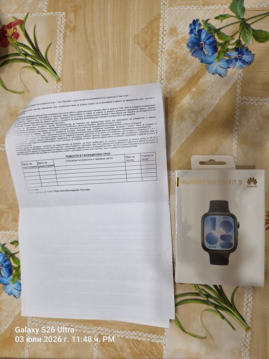 HUAWEI watch FIT 5 + Гаранция