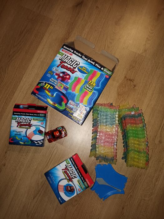 Детска светеща писта,Гонзола,магнитна дъска и Играчка на батерии