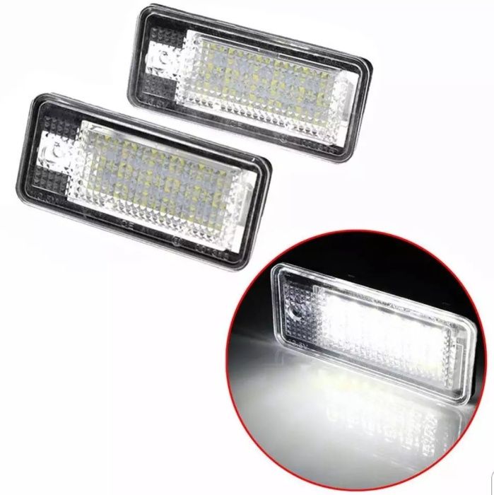 Lampi LED numar DEDICATE AUDI A3 A4 A6 A8 Q7 RS4 RS6 S3 S4 S8