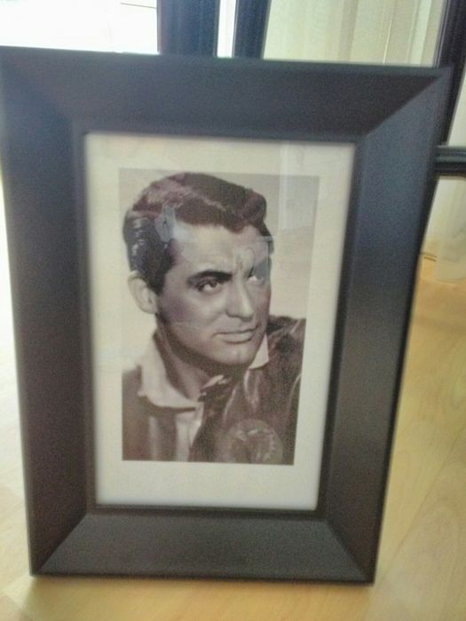 CARY GRANT Poster/tablou MOBEXPERT inramat (rama 3D), cu passepartout