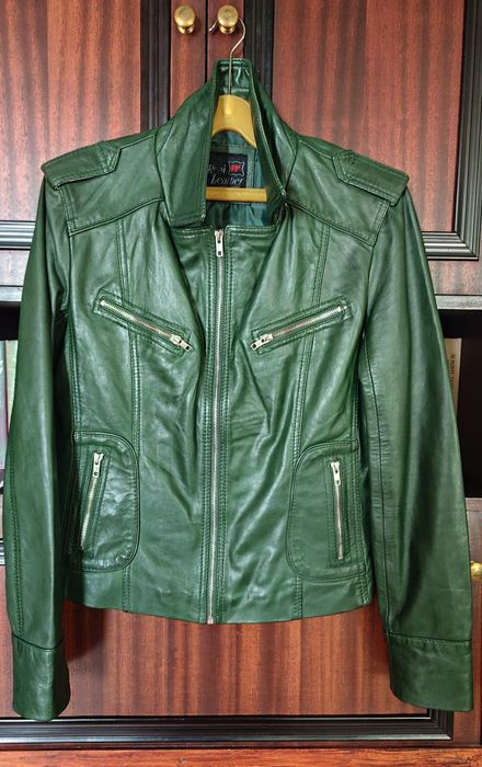 Дамско кожено яке естествена кожа