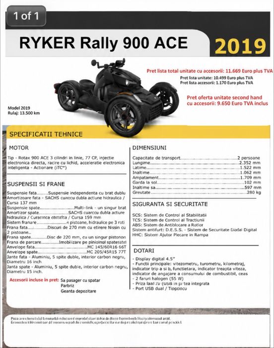 Can Am Ryker Rally 900