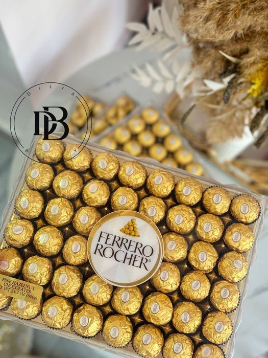 Ferrero Rocher 48 шт 600 гр(Шоколад  Ферреро роше (Merci 675 gr)