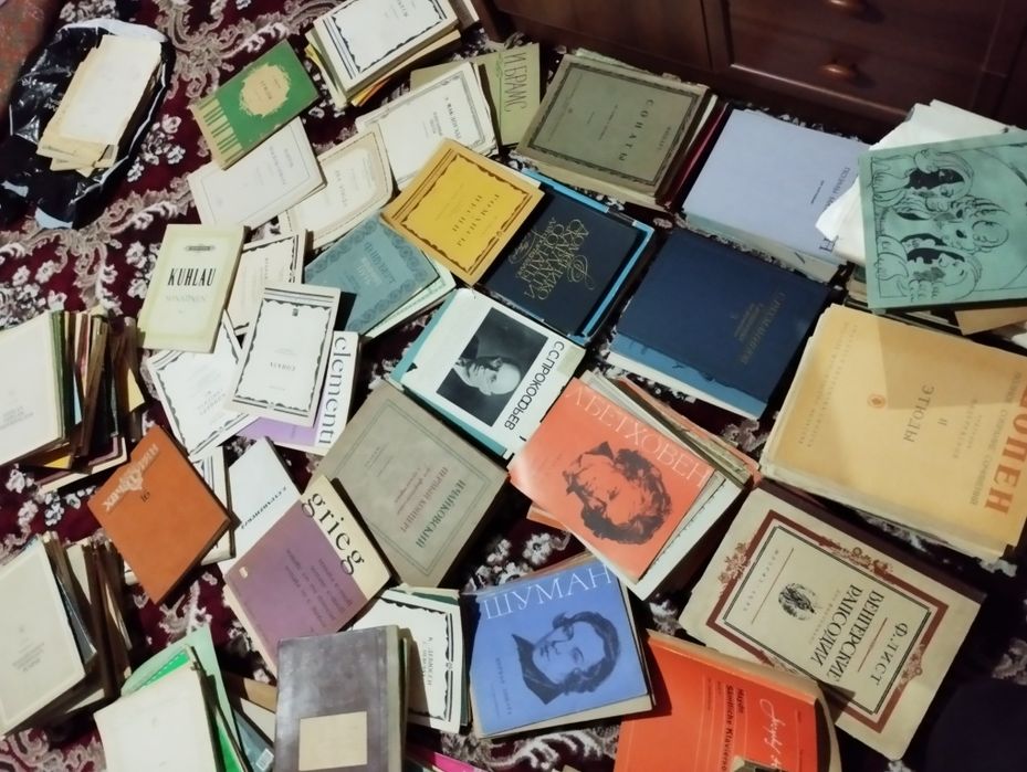 Книги Ноты Nota kitoblar fortepiano, vokal, skripka va xalq cholgʻular