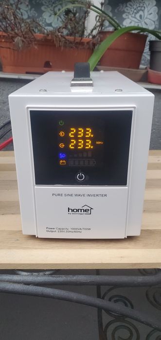 Invertor / UPS sinus pur 12 V 1000VA 700W NOU.