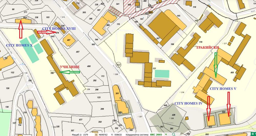Тристаен апартамент нова сграда град Стара Загора