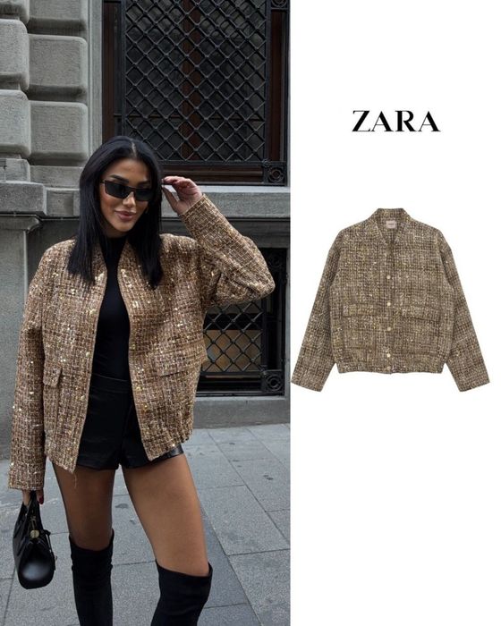 Красив бомбер наличен в размер S/M и L/XL