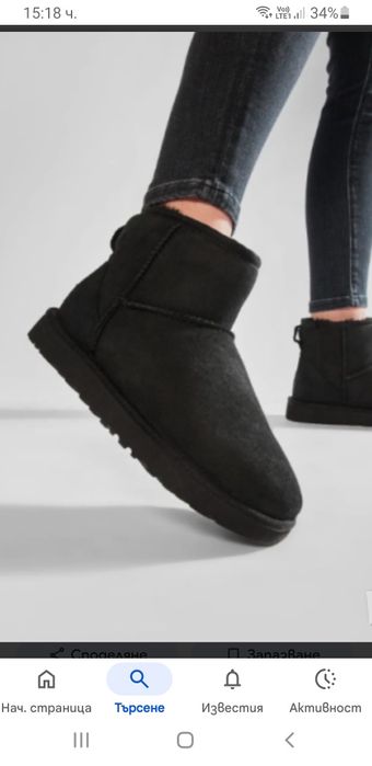 UGG Classic Mini UK 6 US 8  39/25см НОВО! ОРИГИНАЛ Дамски Зимни Ботуши