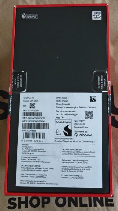 One plus 12 512/16