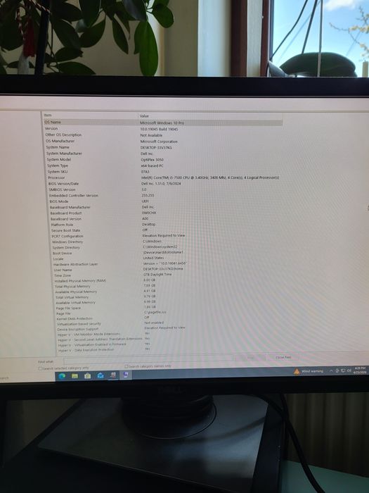 Calculator Dell Optiplex 3050 MT , i5 7500 , 8 GB ram DDR4,  ssd Samsung 128 GB