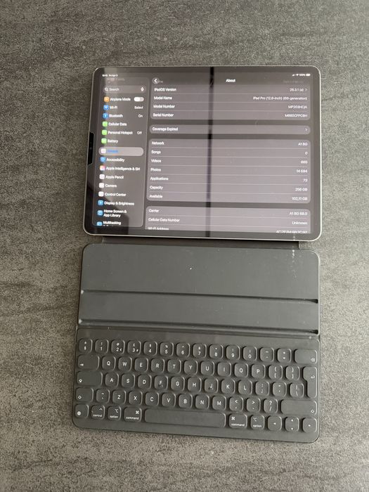 I Pad pro 12.9 - 256 MB selular 6 поколение