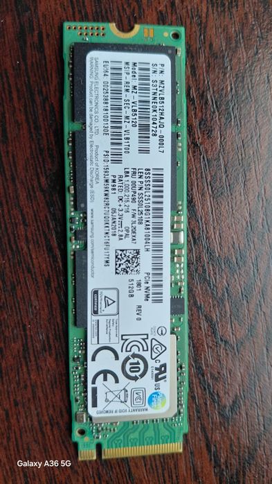 Продам ssd m2 samsung 512gb