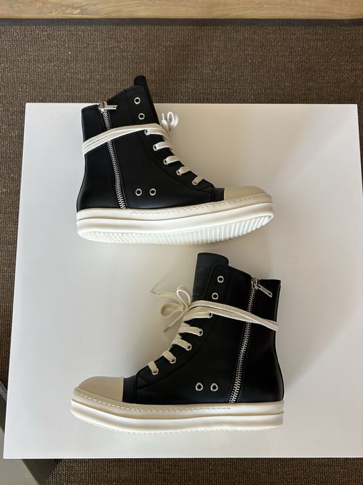 Rick Owens Ramones Mainline Black Leather