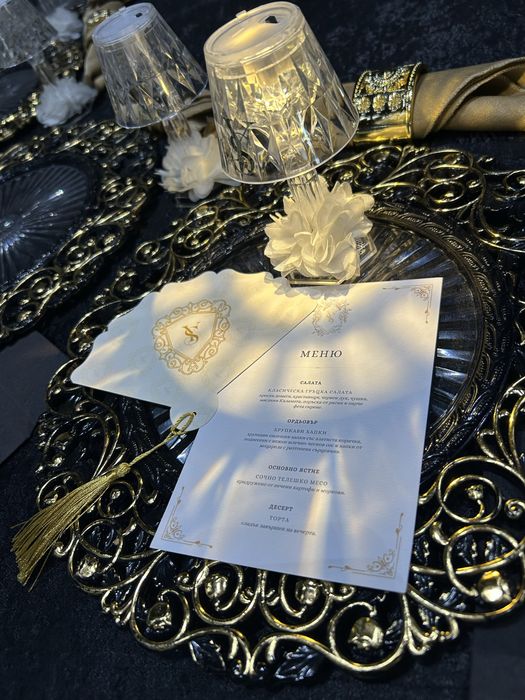 Парти декорация, украса за сватба, рожден ден, погача, моминско парти