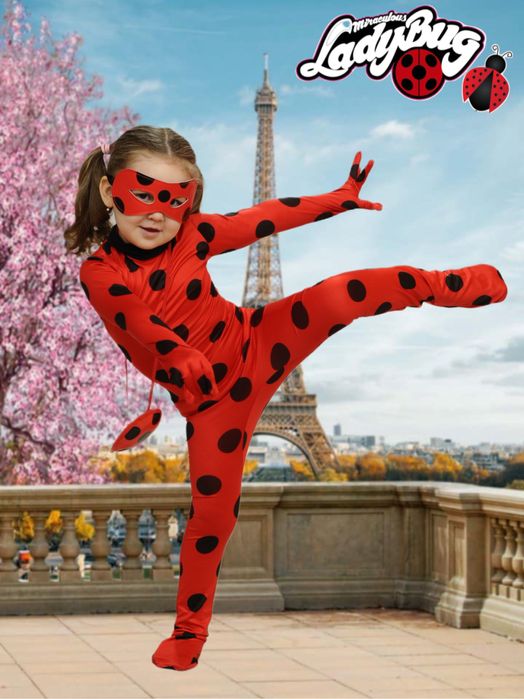 Костюм леди баг 100, 110, 120, 130 рост 3, 4, 5, 6, 7 лет
